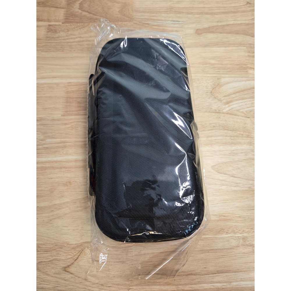 Black Hard Shell Travel Case for Handheld Gaming Console with 20 Game Slots